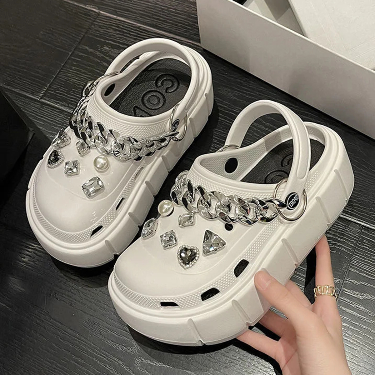 Women Shoes Zara - 6cm DIY Platform Slippers Summer Women's