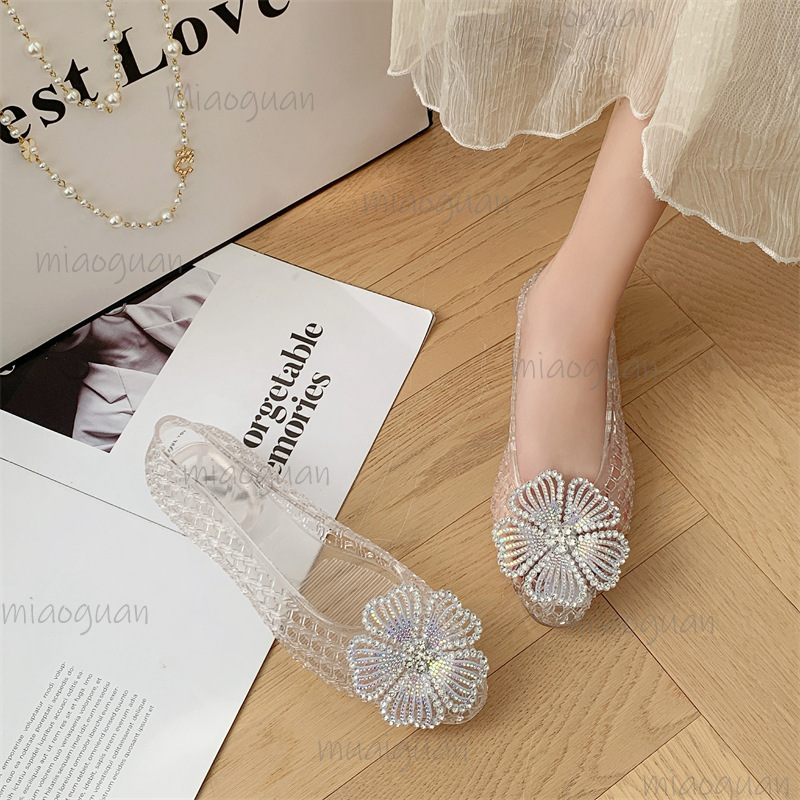 New Crystal Jelly Shoes Sparkl – Jelly Sandal Women recenzja i cena