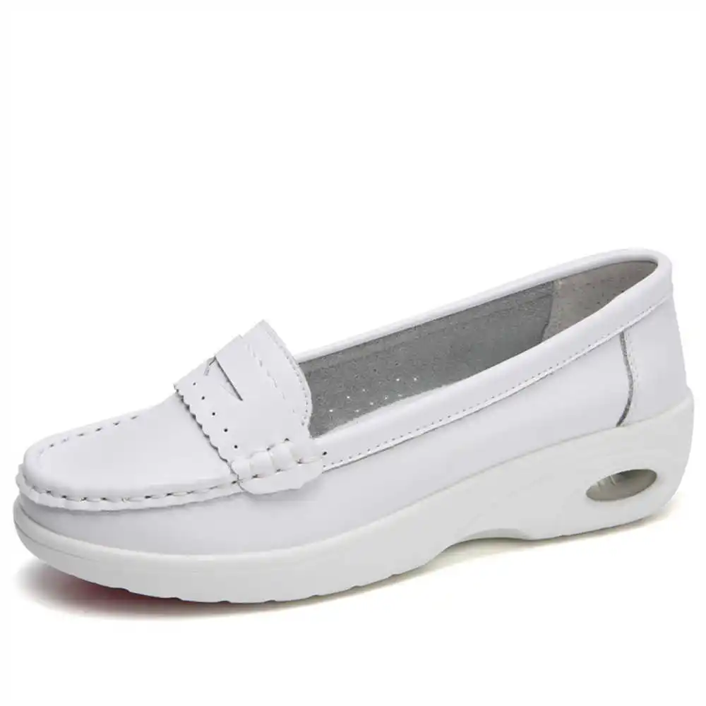 Thick Sole Slipon White Traine – Women Shoes Made In Italy recenzja i cena