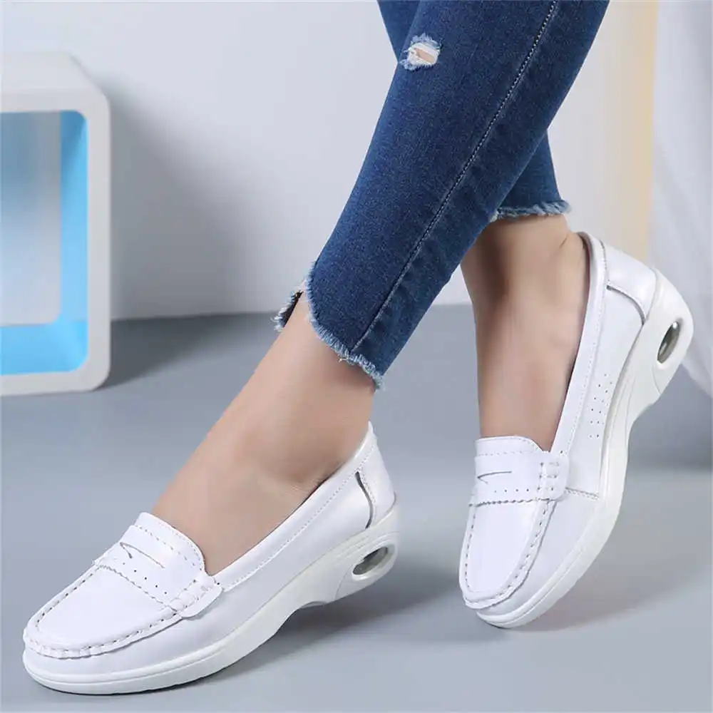 Thick Sole Slipon White Traine – Women Shoes Made In Italy recenzja i cena