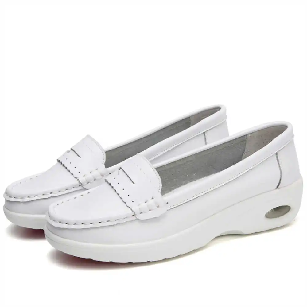 Thick Sole Slipon White Traine – Women Shoes Made In Italy recenzja i cena