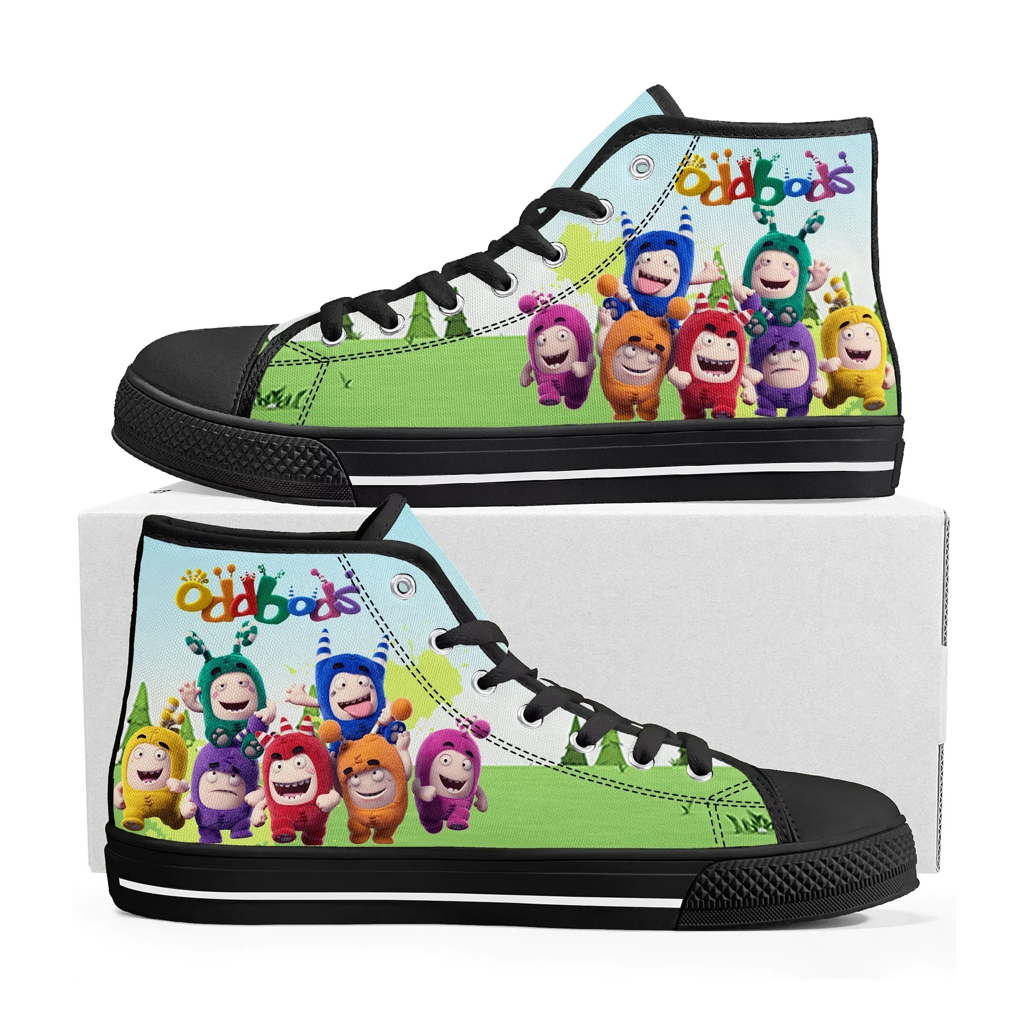 Oddbods High Top Sneakers Mens – Women Shoes Singapore recenzja i cena
