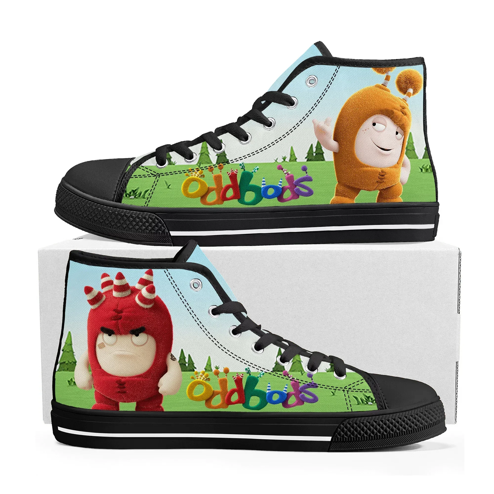 Oddbods High Top Sneakers Mens – Women Shoes Singapore recenzja i cena