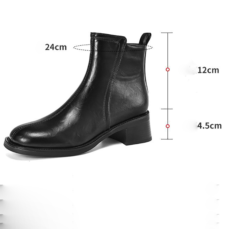 SIMLOVEYO Classic Female Ankle – Block Heel Ankle Boots recenzja i cena