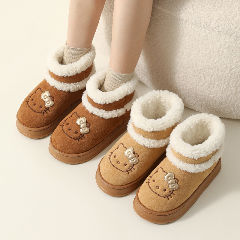 Cute Warm Cotton Slippers Hell – Women Shoes Boots recenzja i cena