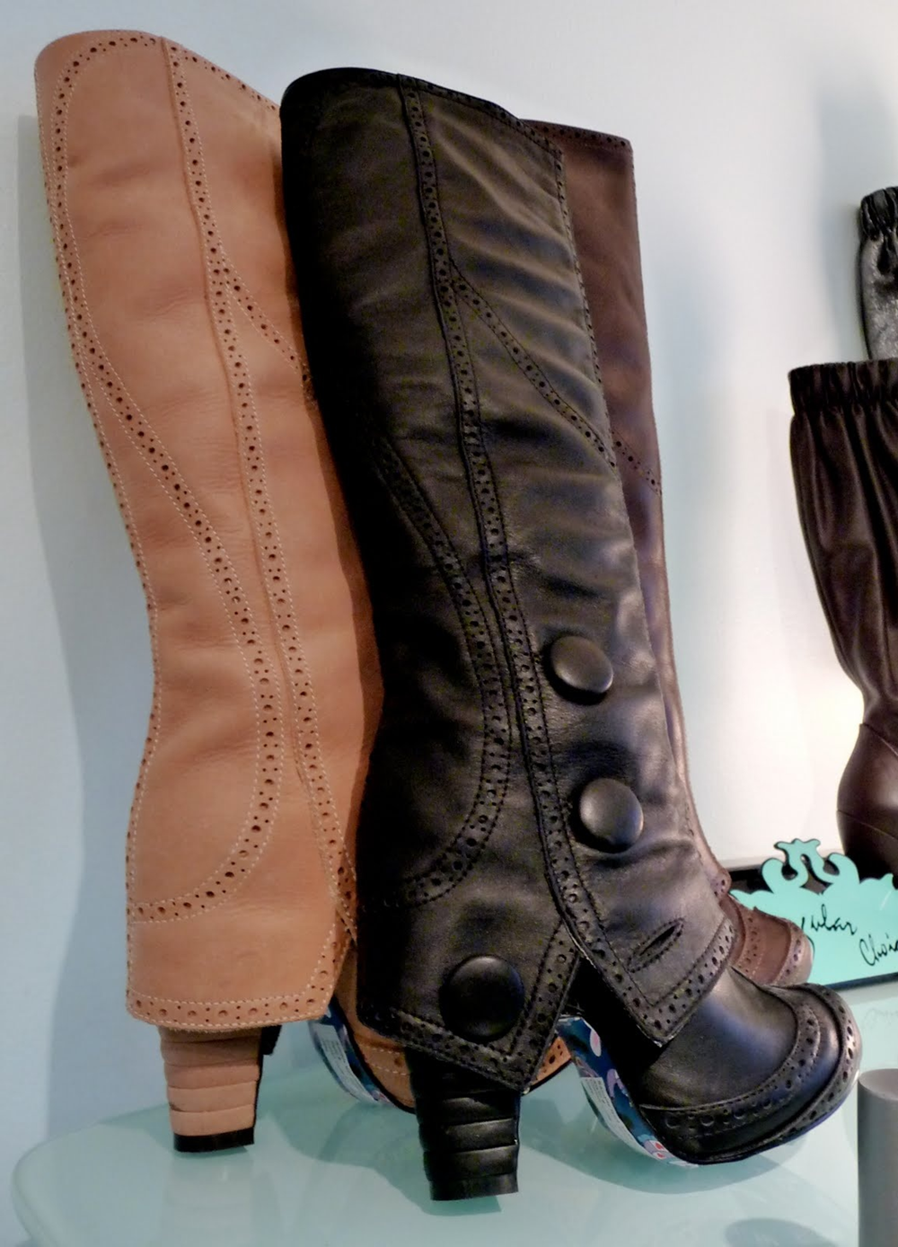 Design Leather Slouch Knee-Hig – High Knee Heel Boots recenzja i cena