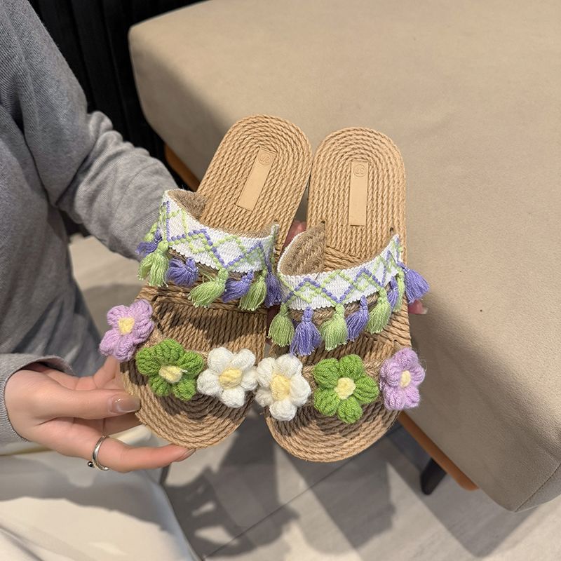 Fashion Braided Jute Sandals W – Women Shoes Must Have recenzja i cena