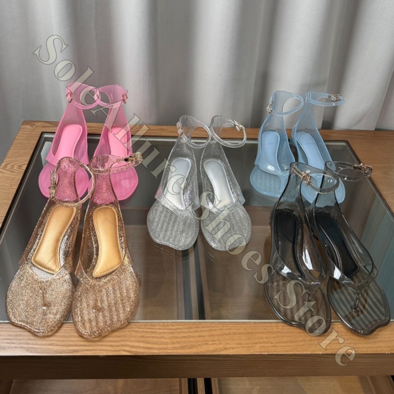 Glitter Jelly Sandals With Ank – Jelly Sandal Women recenzja i cena