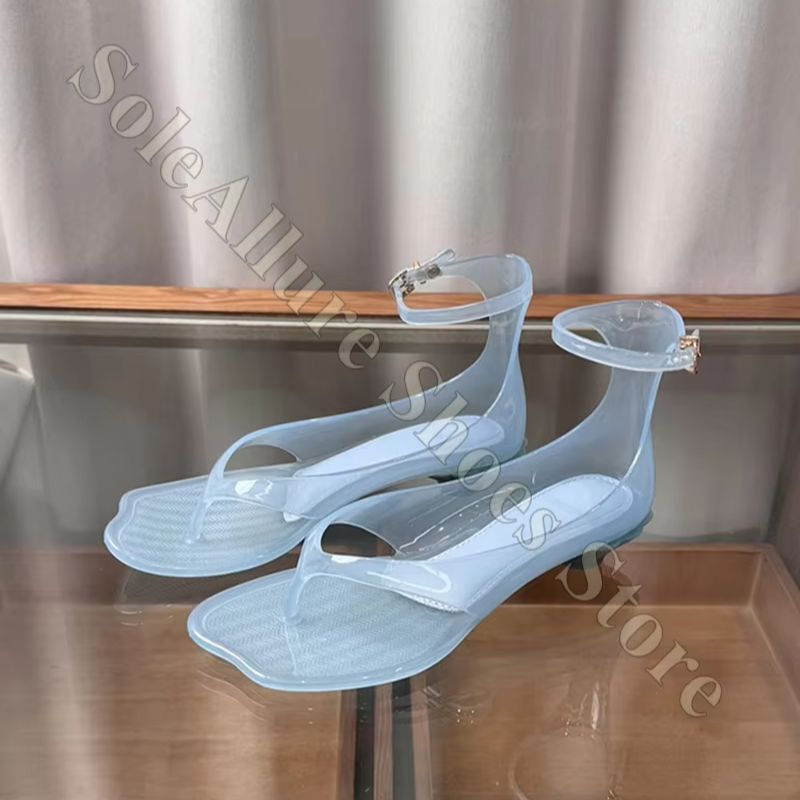 Glitter Jelly Sandals With Ank – Jelly Sandal Women recenzja i cena