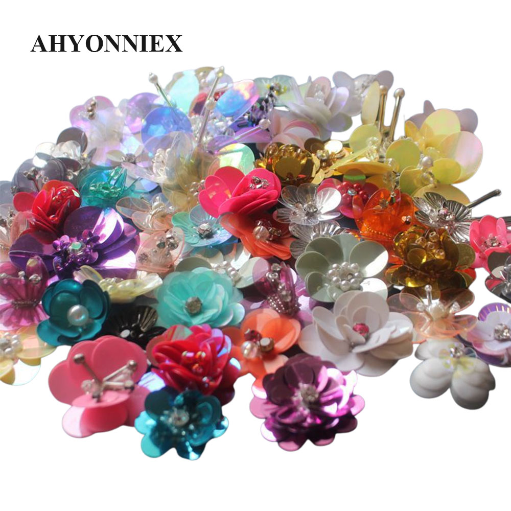 20PCS/Pack Random Sequins Flow – Women Shoes Jeans recenzja i cena