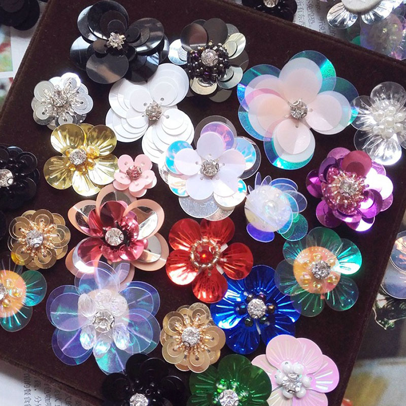 20PCS/Pack Random Sequins Flow – Women Shoes Jeans recenzja i cena