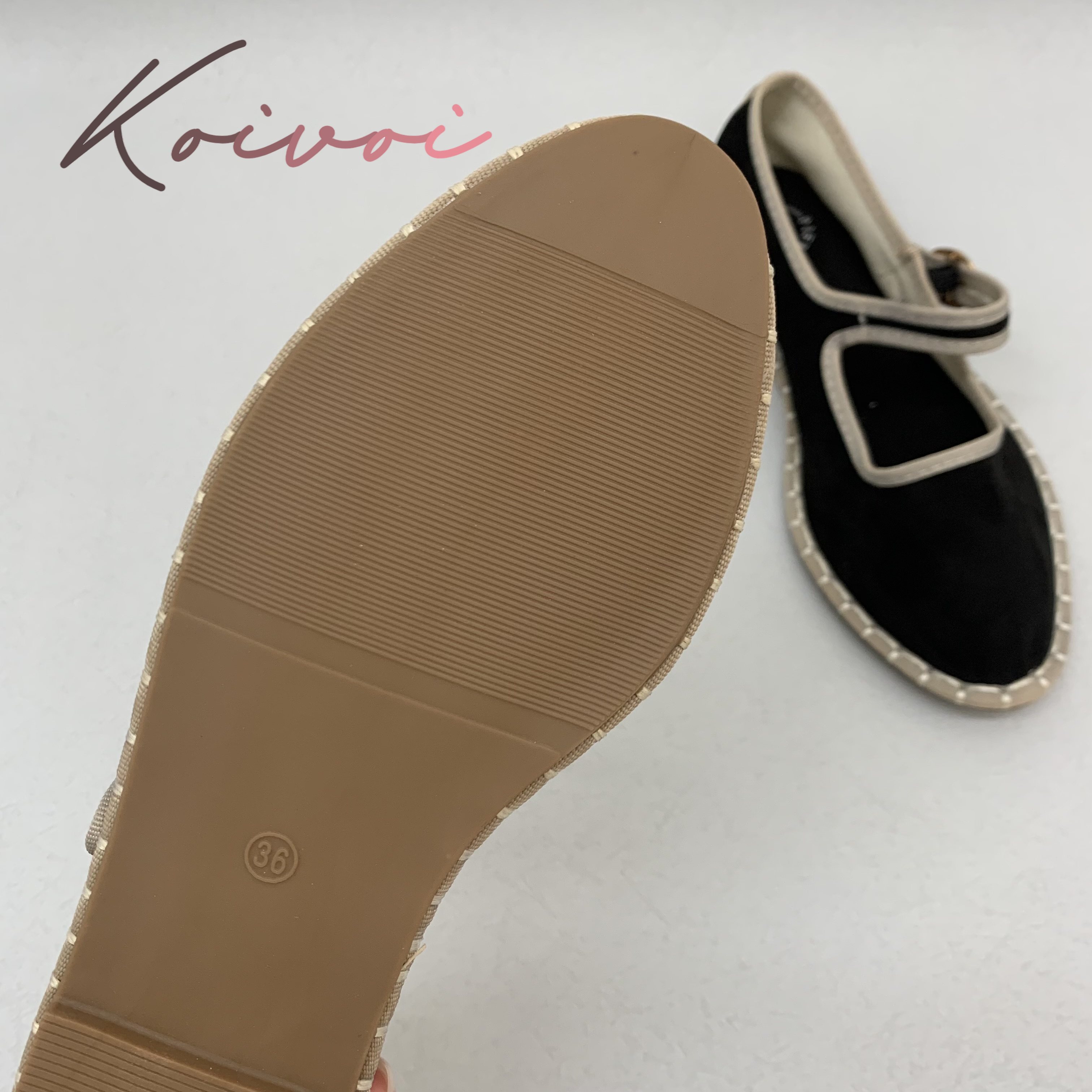 Hand Stitch Buckle Strap Flats – Women Shoes Jeans recenzja i cena