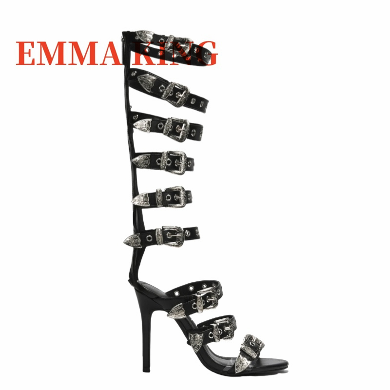Womens Round Toe High Heels Ba – High Knee Heel Boots recenzja i cena