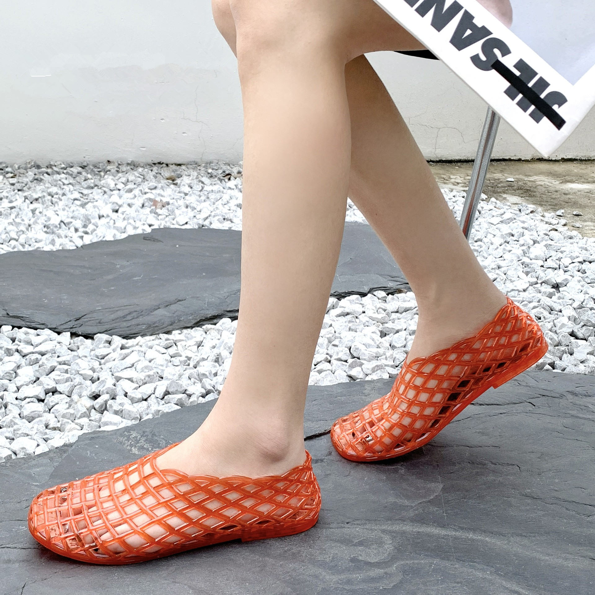2025 Women's New Flat Sandals  – Jelly Sandal Women recenzja i cena