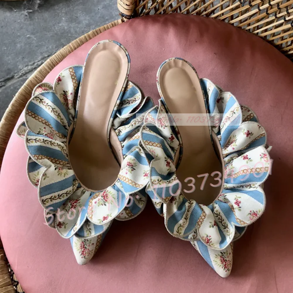 White Flower Satin Pointed Toe – Women Shoes Zara recenzja i cena