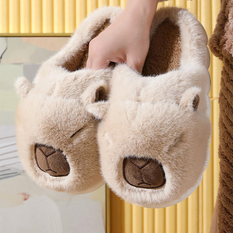 Cute Cartoon Capybara Cotton S – Women Shoes Winter recenzja i cena