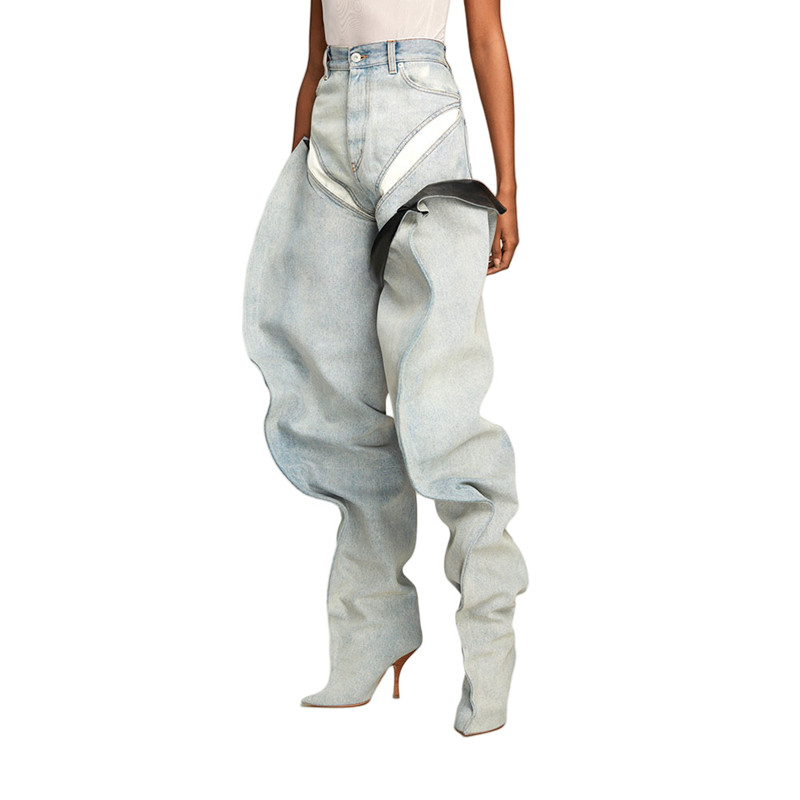 Women's Avant-garde Oversized  – Women Shoes Jeans recenzja i cena