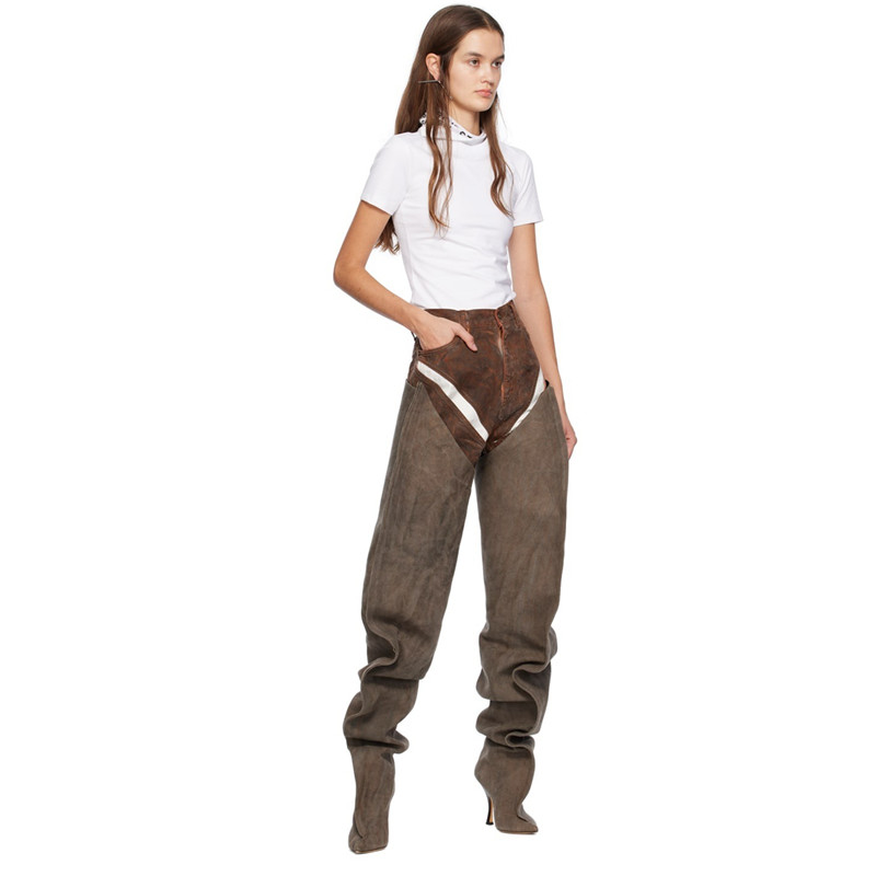 Women's Avant-garde Oversized  – Women Shoes Jeans recenzja i cena