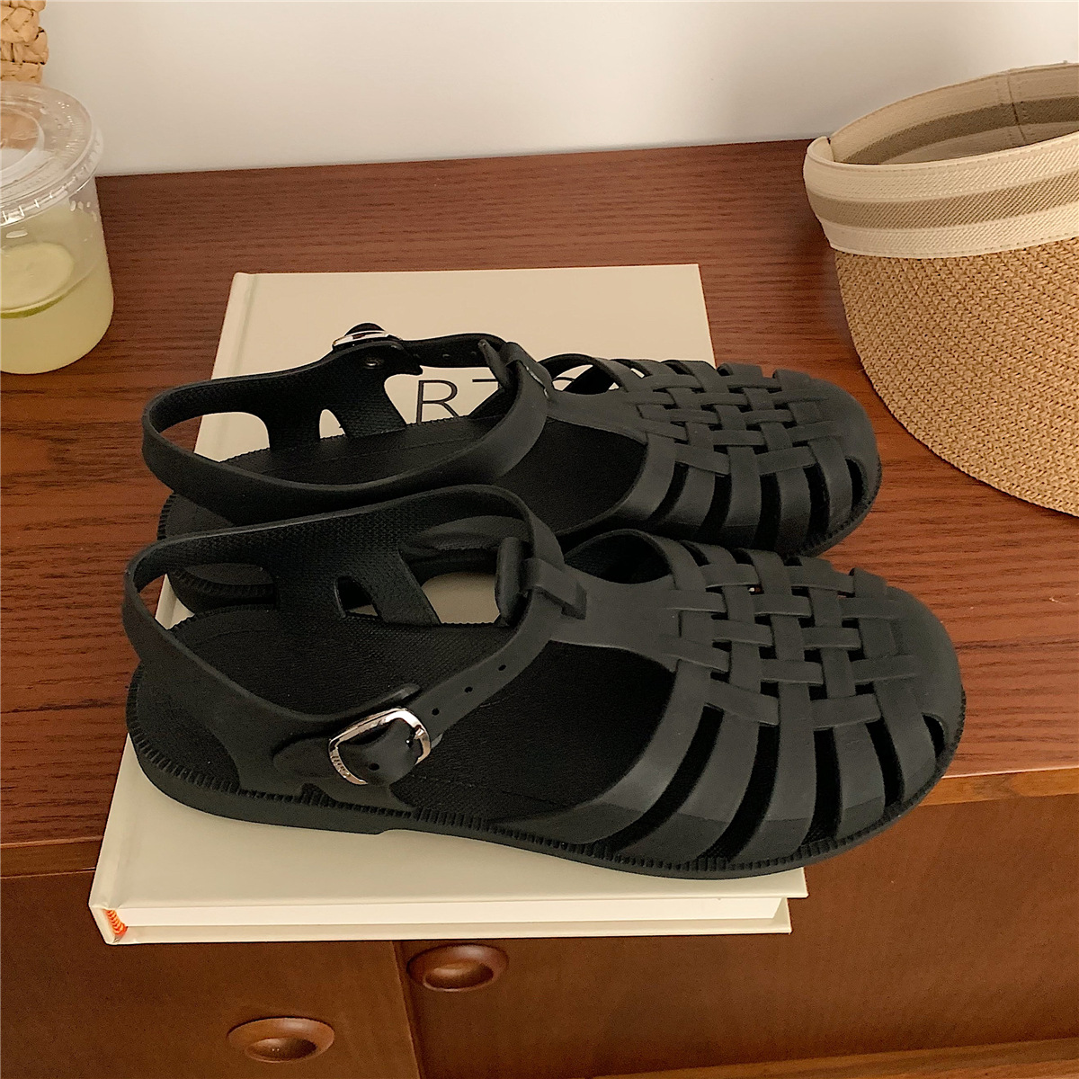 XIXITIAO Vintage Hollow Woven  – Jelly Sandal Women recenzja i cena