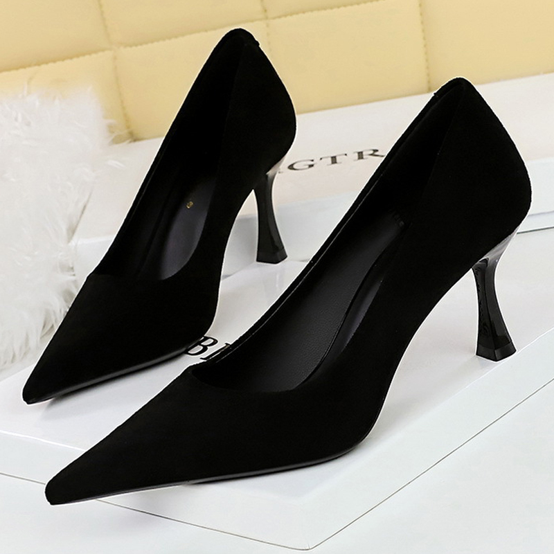 BIGTREE Shoes Suede Black Wome – Women Shoes Zara recenzja i cena