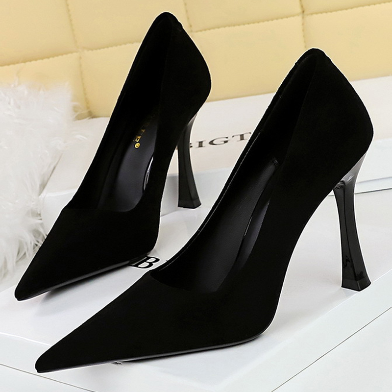 BIGTREE Shoes Suede Black Wome – Women Shoes Zara recenzja i cena