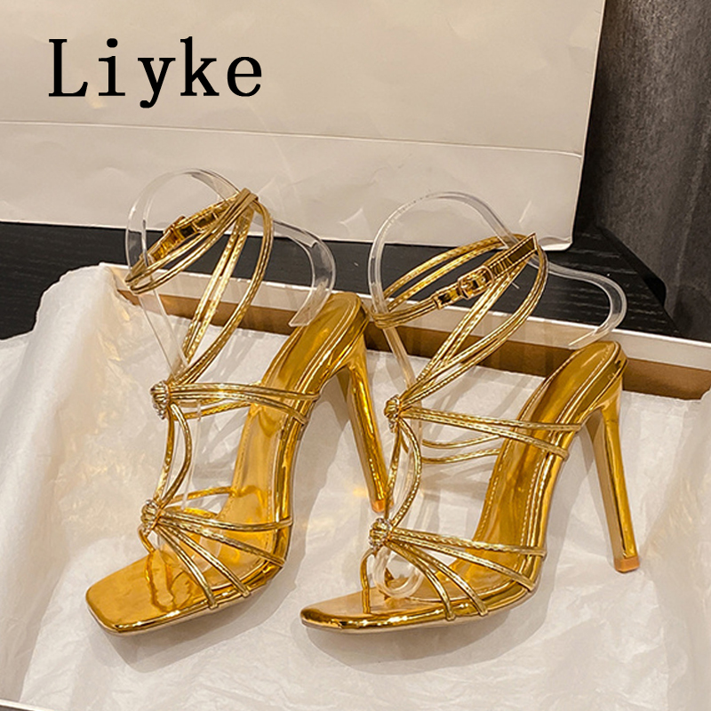 Liyke Summer Blue Denim Sandal – Women Shoes Jeans recenzja i cena