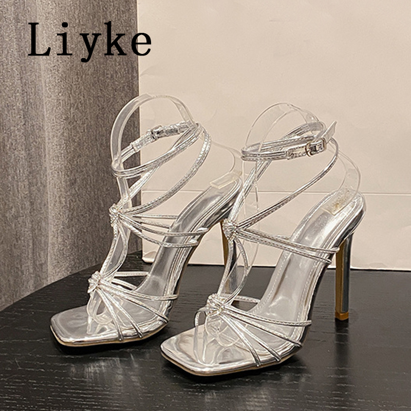 Liyke Summer Blue Denim Sandal – Women Shoes Jeans recenzja i cena