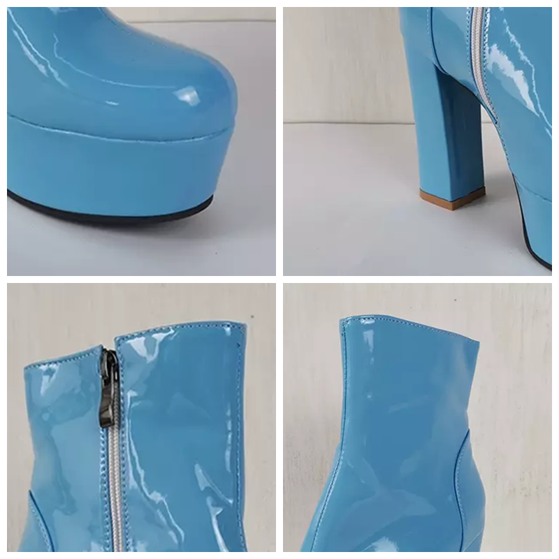 SIMLOVEYO 2022 Ladies Ankle Bo – Block Heel Ankle Boots recenzja i cena