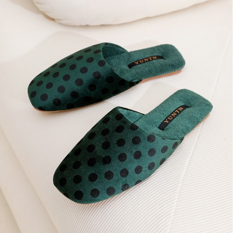 Retro Polka Dot Design Flat Sl – Women Shoes Winter recenzja i cena