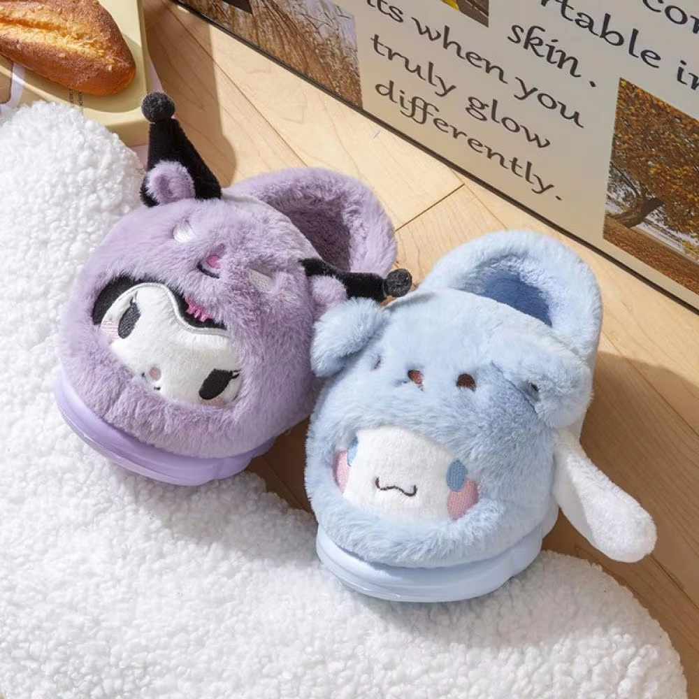 Anime Winter Plush Slippers Ku – Women Shoes Winter recenzja i cena