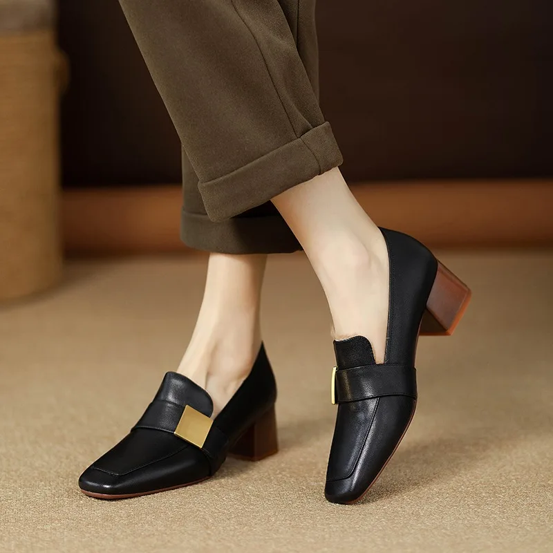 women Fashion Leather Pumps El – Women Shoes Jeans recenzja i cena