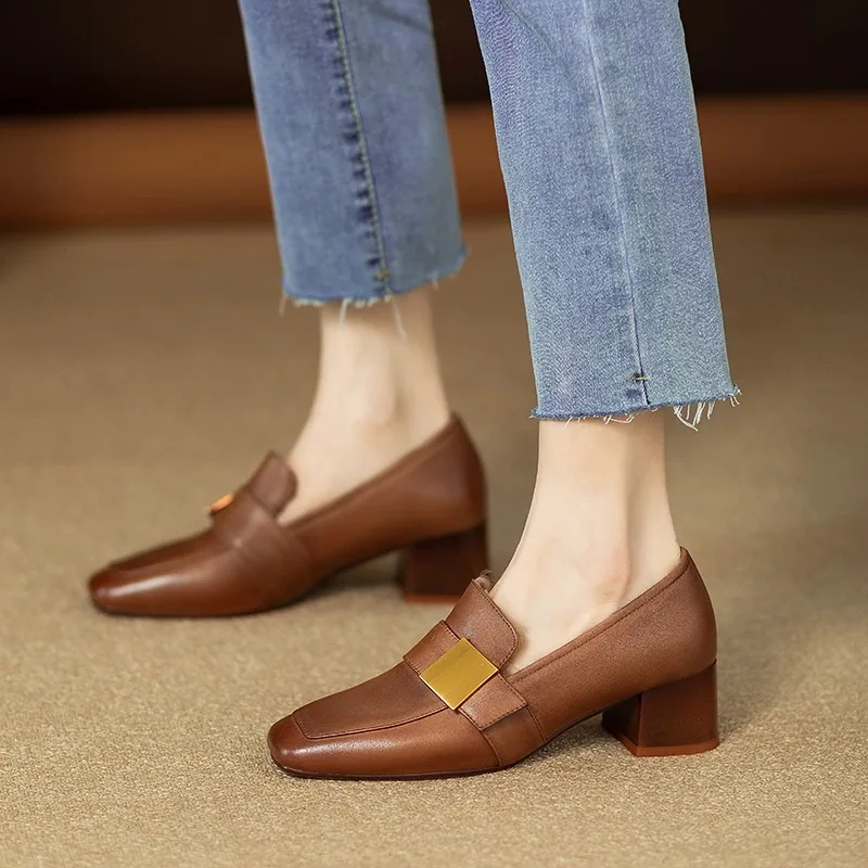 women Fashion Leather Pumps El – Women Shoes Jeans recenzja i cena