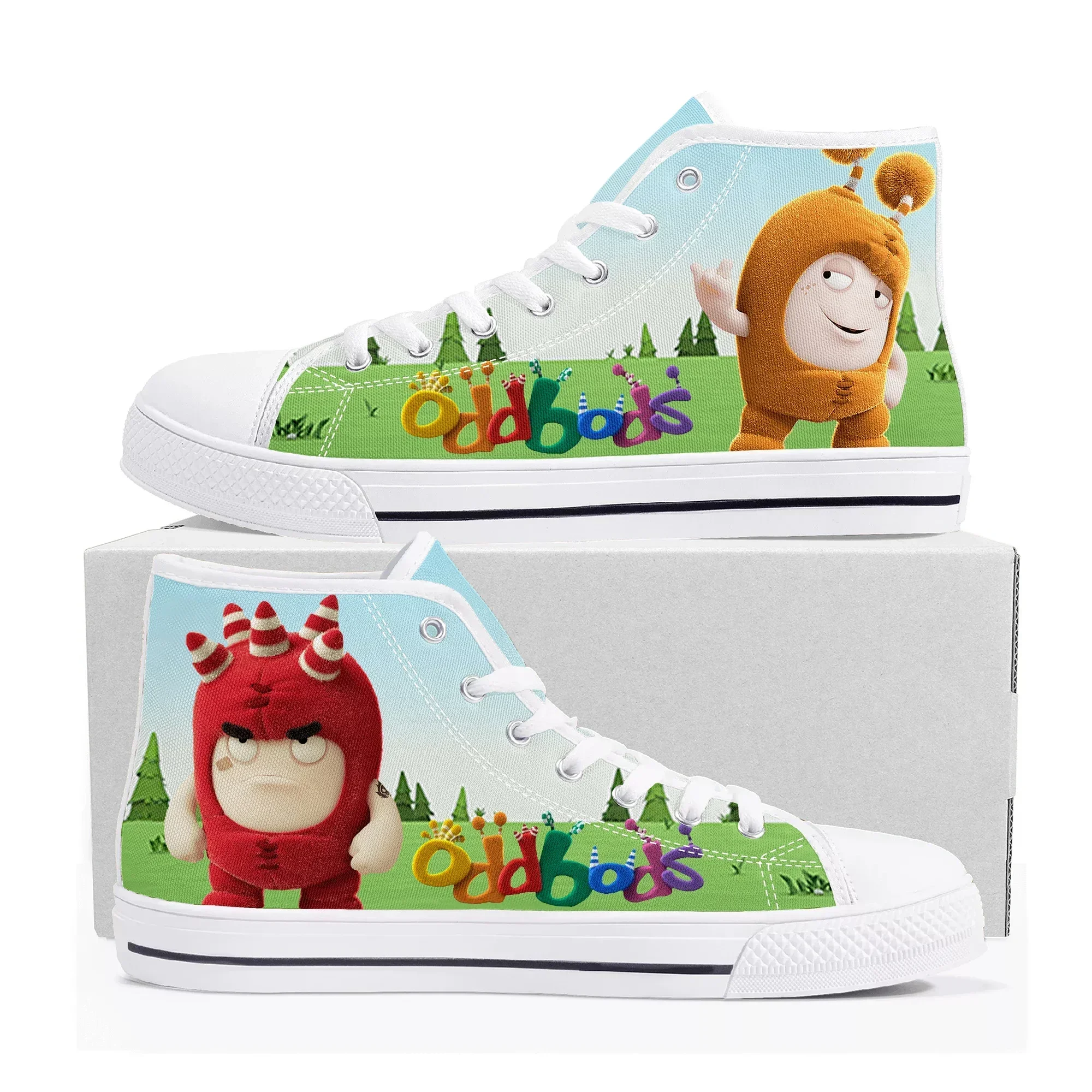 Oddbods High Top Sneakers Mens – Women Shoes Singapore recenzja i cena
