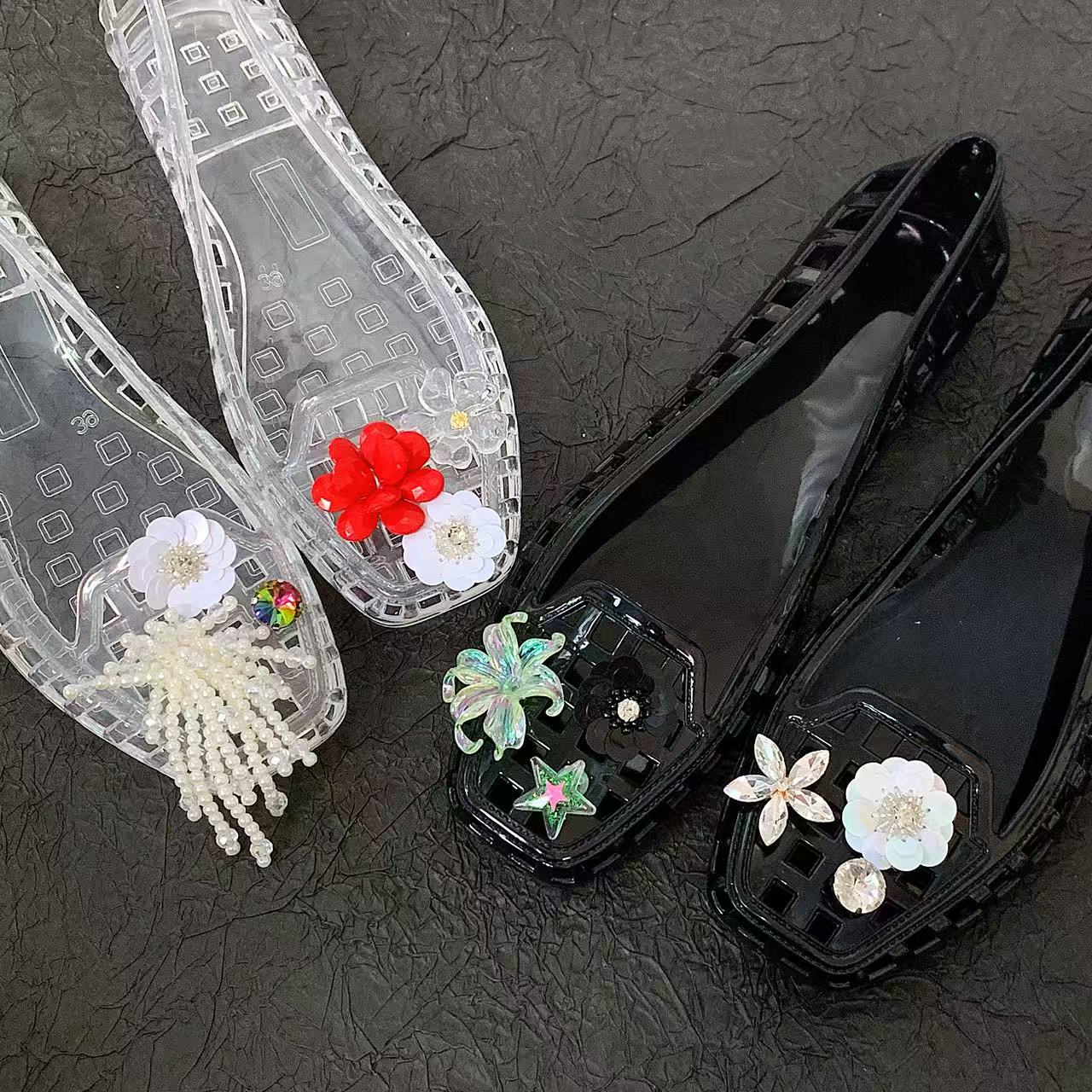 Jelly Crystal Shoes for Women, – Jelly Sandal Women recenzja i cena