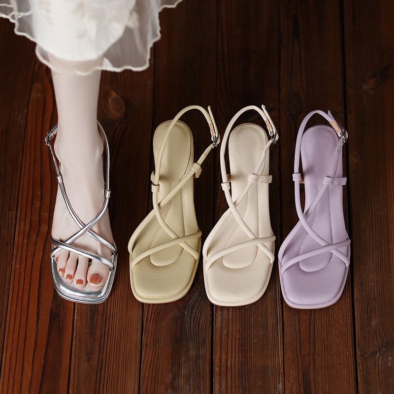 2026 Summer New Simple Square  – Women Shoes Zara recenzja i cena