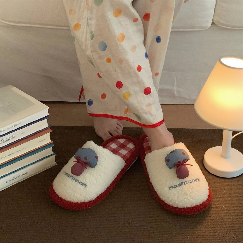 Women's mushroom slippers wome – Women Shoes Winter recenzja i cena