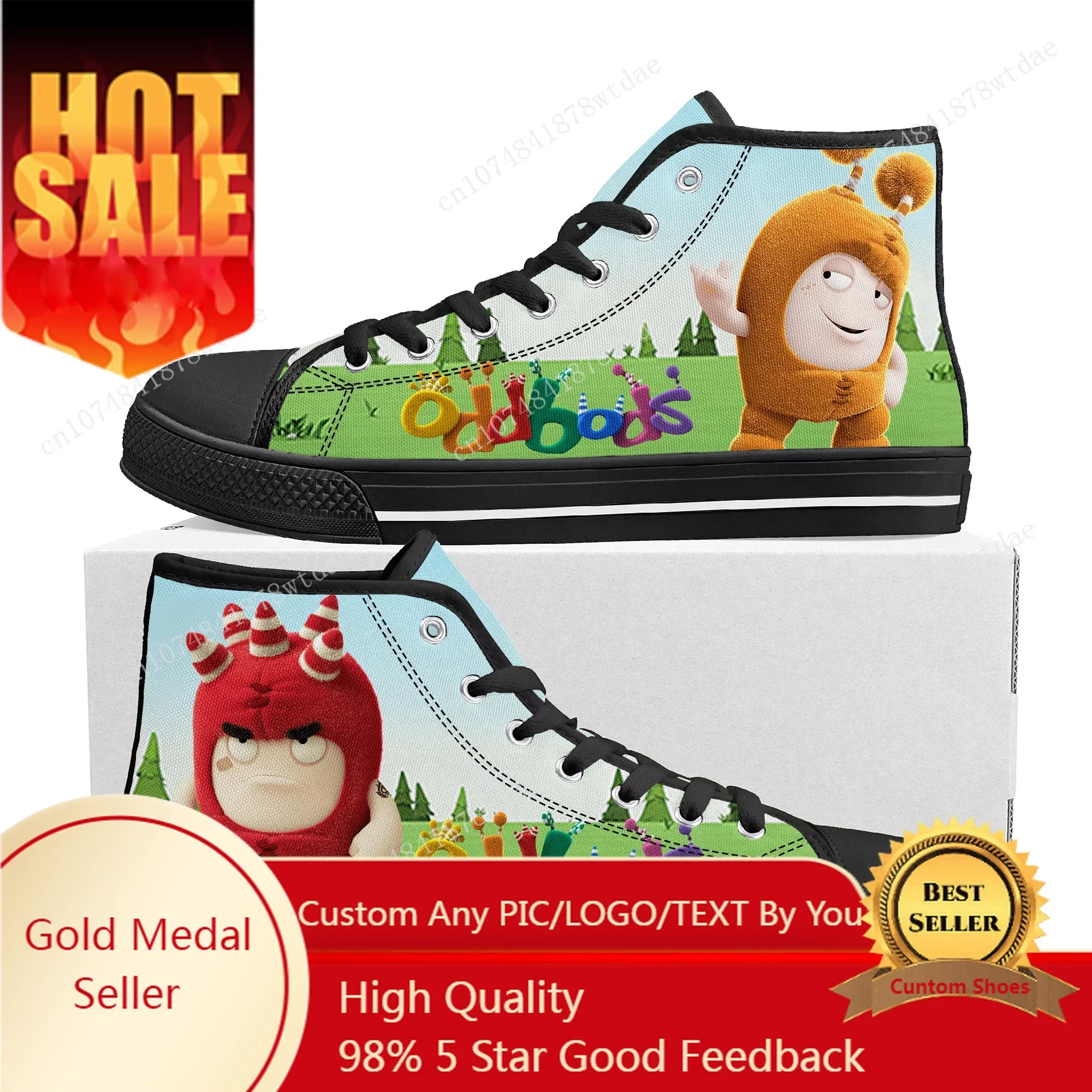 Oddbods High Top Sneakers Mens – Women Shoes Singapore recenzja i cena