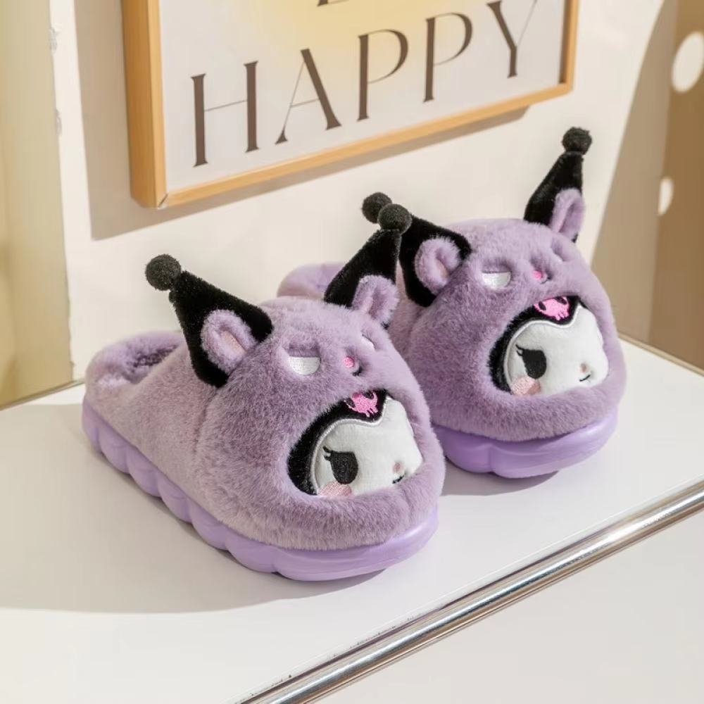 Cartoon Women's Plush Slippers – Women Shoes Winter recenzja i cena