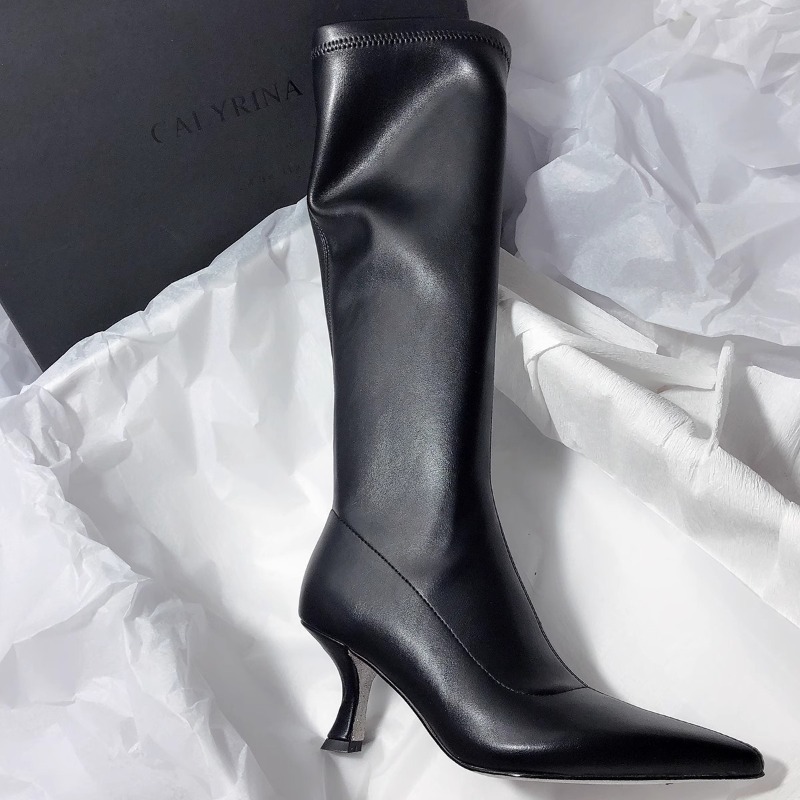 Autumn New Stiletto Fashion Bo – High Knee Heel Boots recenzja i cena