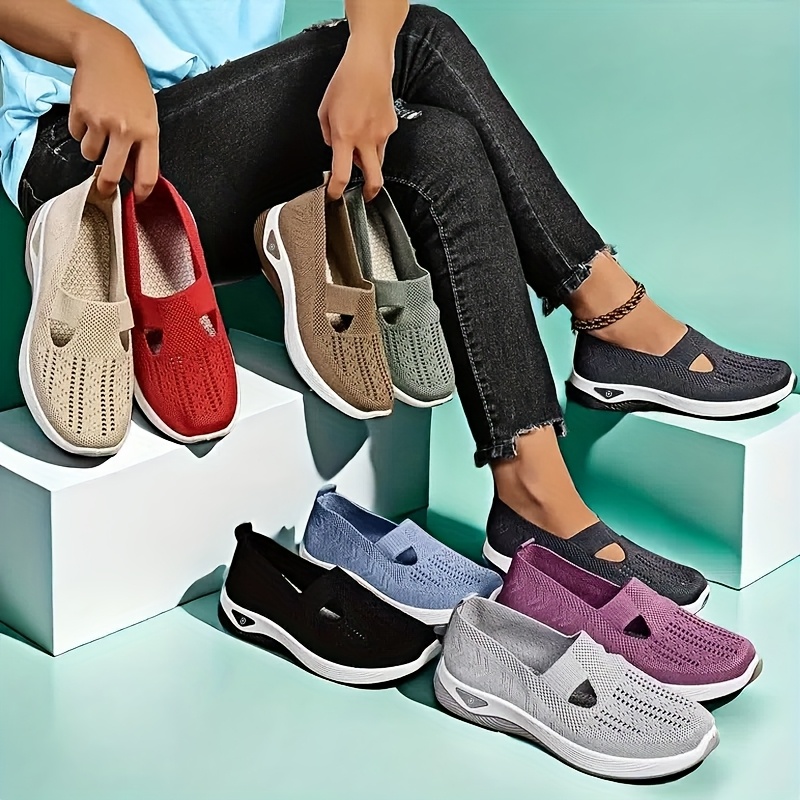 Womens Spring Summer Knit Slip – Women'S Shoes With Arch Support recenzja i cena