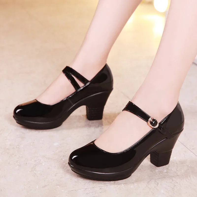 Small Size 32-43 Medium Block  – Block Heel Ankle Boots recenzja i cena
