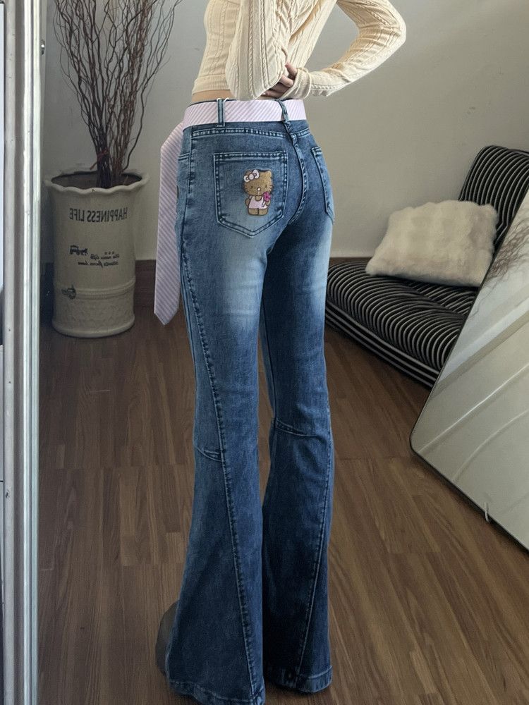 Y2K Hello Kitty Girls Jeans Co – Women Shoes Jeans recenzja i cena
