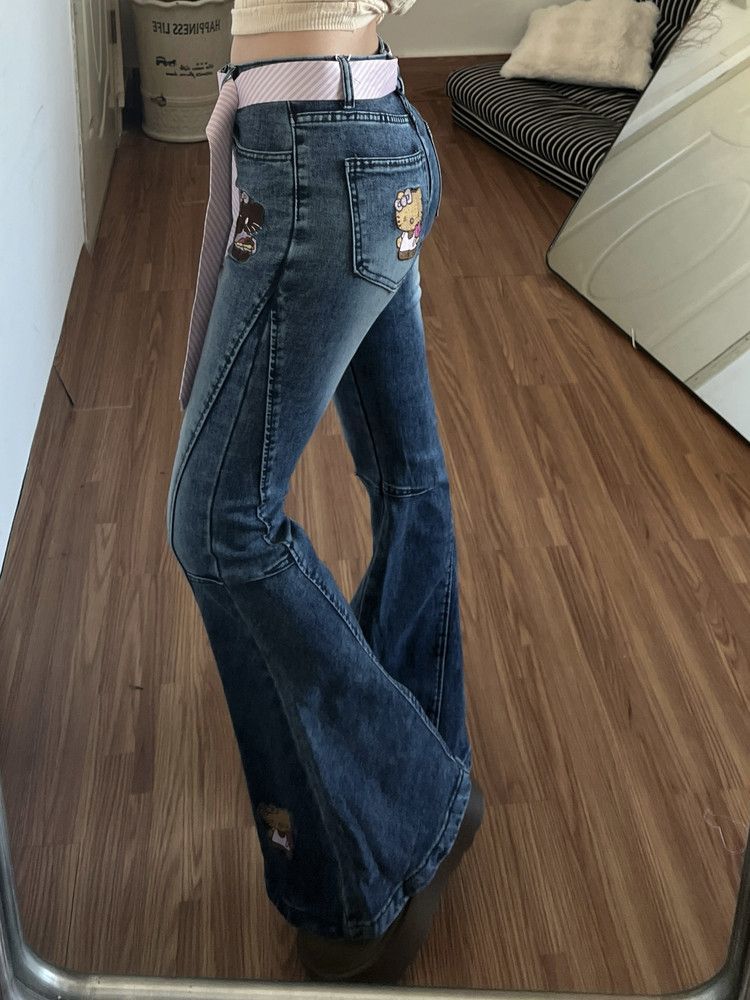 Y2K Hello Kitty Girls Jeans Co – Women Shoes Jeans recenzja i cena