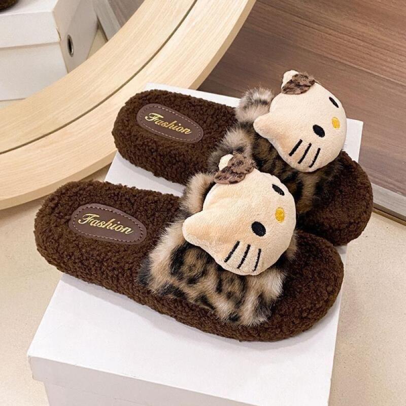 Cute Women Plush Slippers Hell – Women Shoes Winter recenzja i cena
