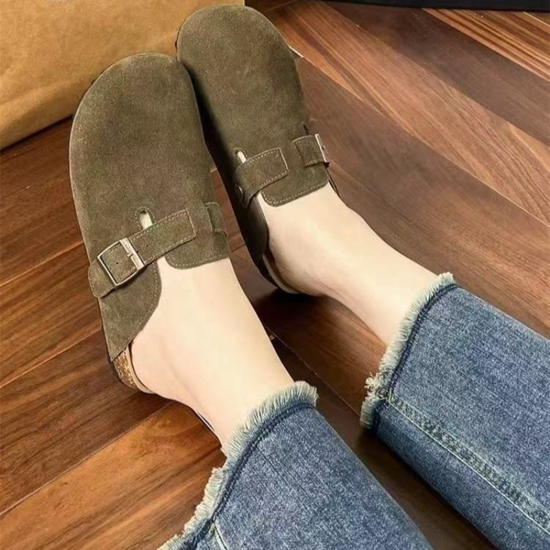Fashion Women Suede Clogs Slip – Women'S Shoes With Arch Support recenzja i cena