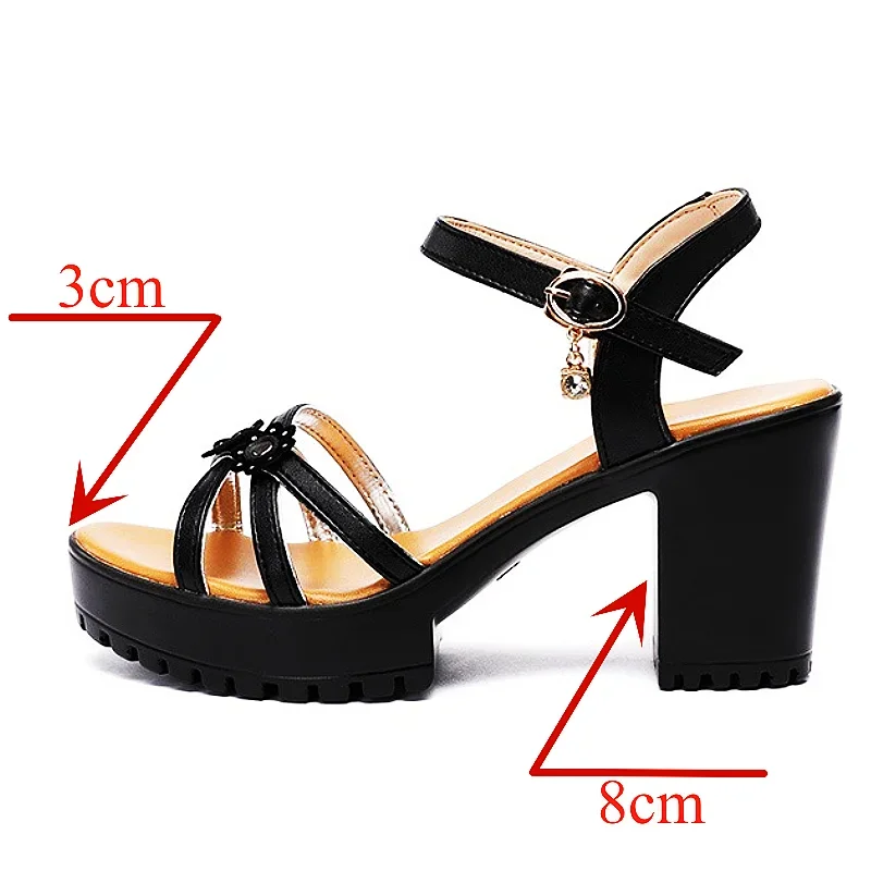 8cm Small Size 32-43 Elegant F – Block Heel Ankle Boots recenzja i cena